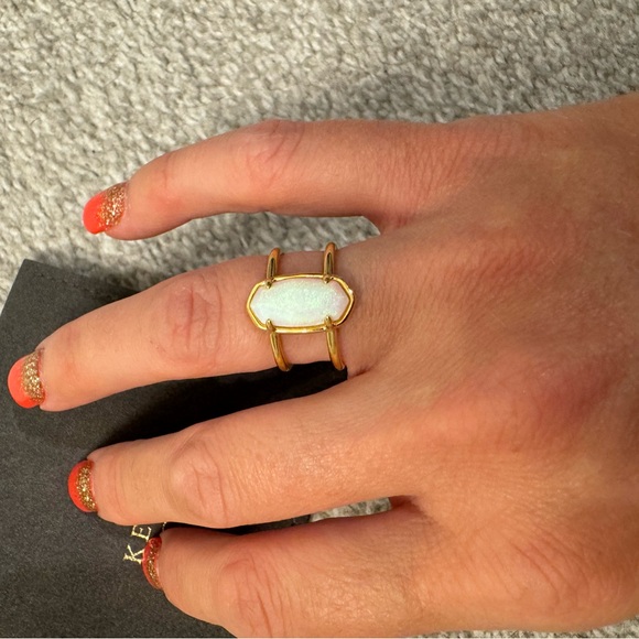 Opal and Vermeil Kendra Scott Ring - Picture 5 of 5